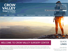 Tablet Screenshot of cvsurgerycenter.com